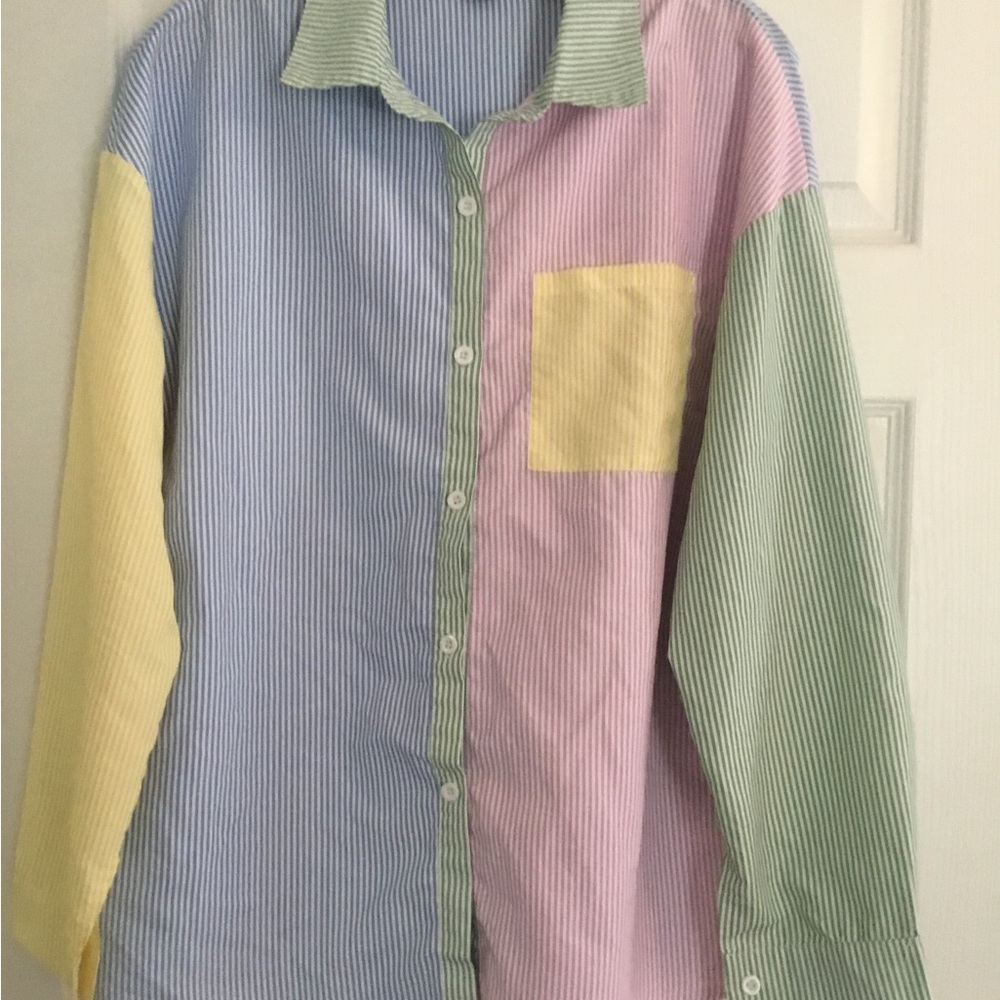 SHEIN Multicolor Striped Shirt